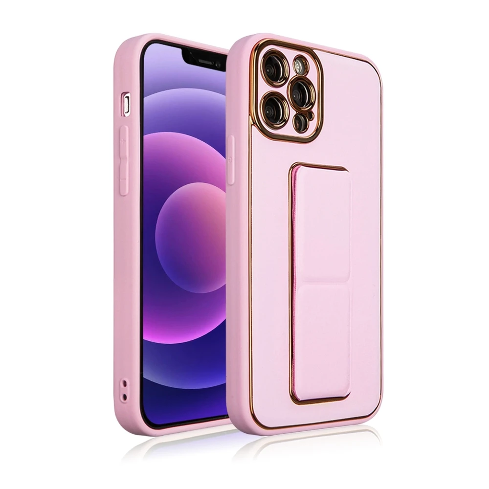 Hurtel New Kickstand dėklas skirtas iPhone 12 Pro, rožinis