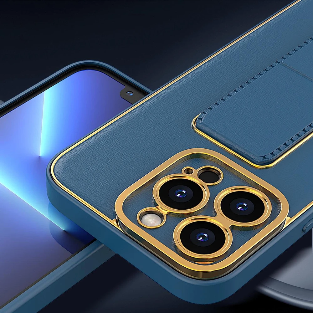 Hurtel New Kickstand dėklas skirtas iPhone 13 Pro Max, mėlynas