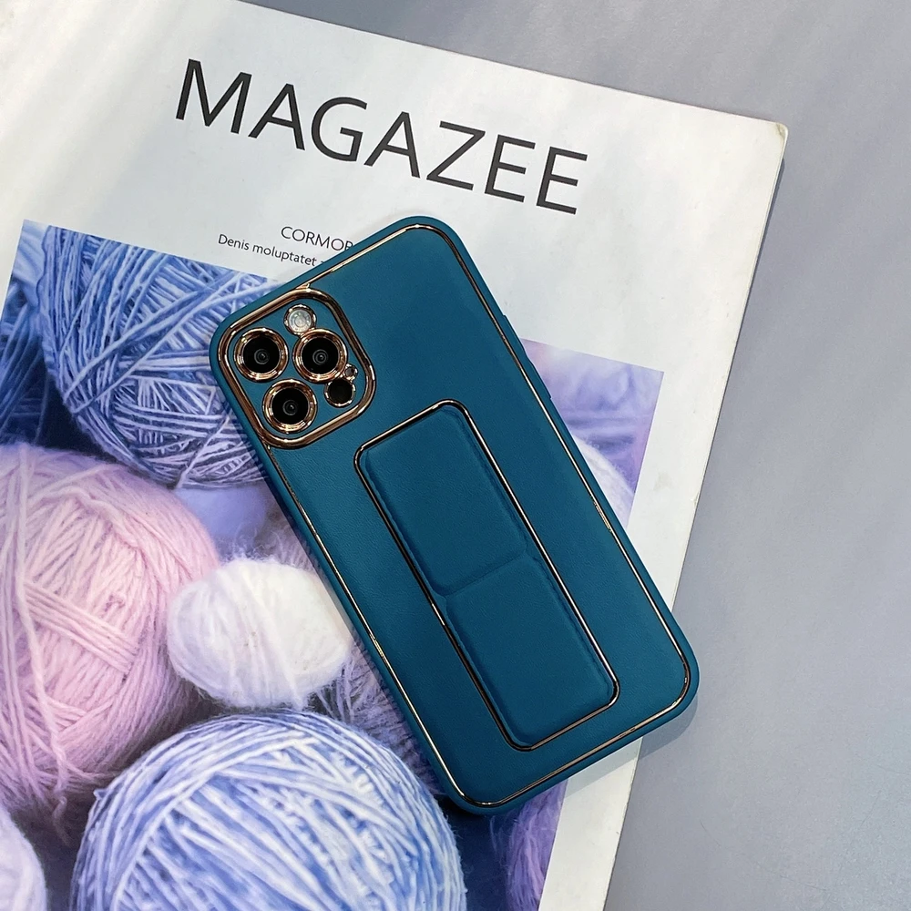 Hurtel New Kickstand dėklas skirtas iPhone 12 Pro, mėlynas