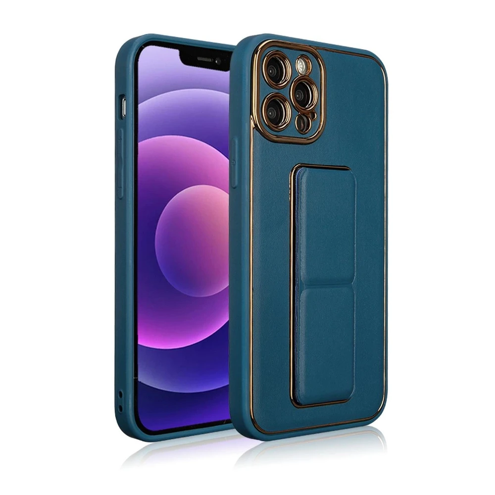 Hurtel New Kickstand dėklas skirtas Samsung Galaxy A12 5G, mėlynas
