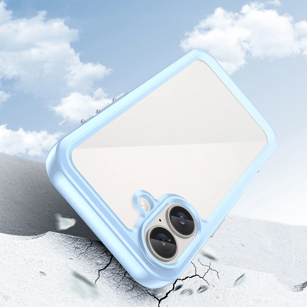 Hurtel Outer Space Gel Frame Apple iPhone 16 – dėklas telefonui mėlynos spalvos