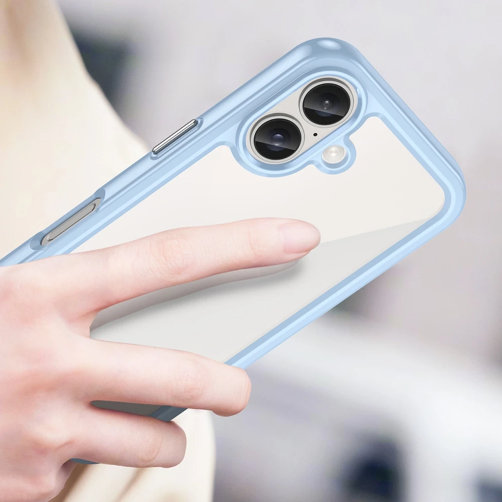 Hurtel Outer Space Gel Frame Apple iPhone 16 – dėklas telefonui mėlynos spalvos