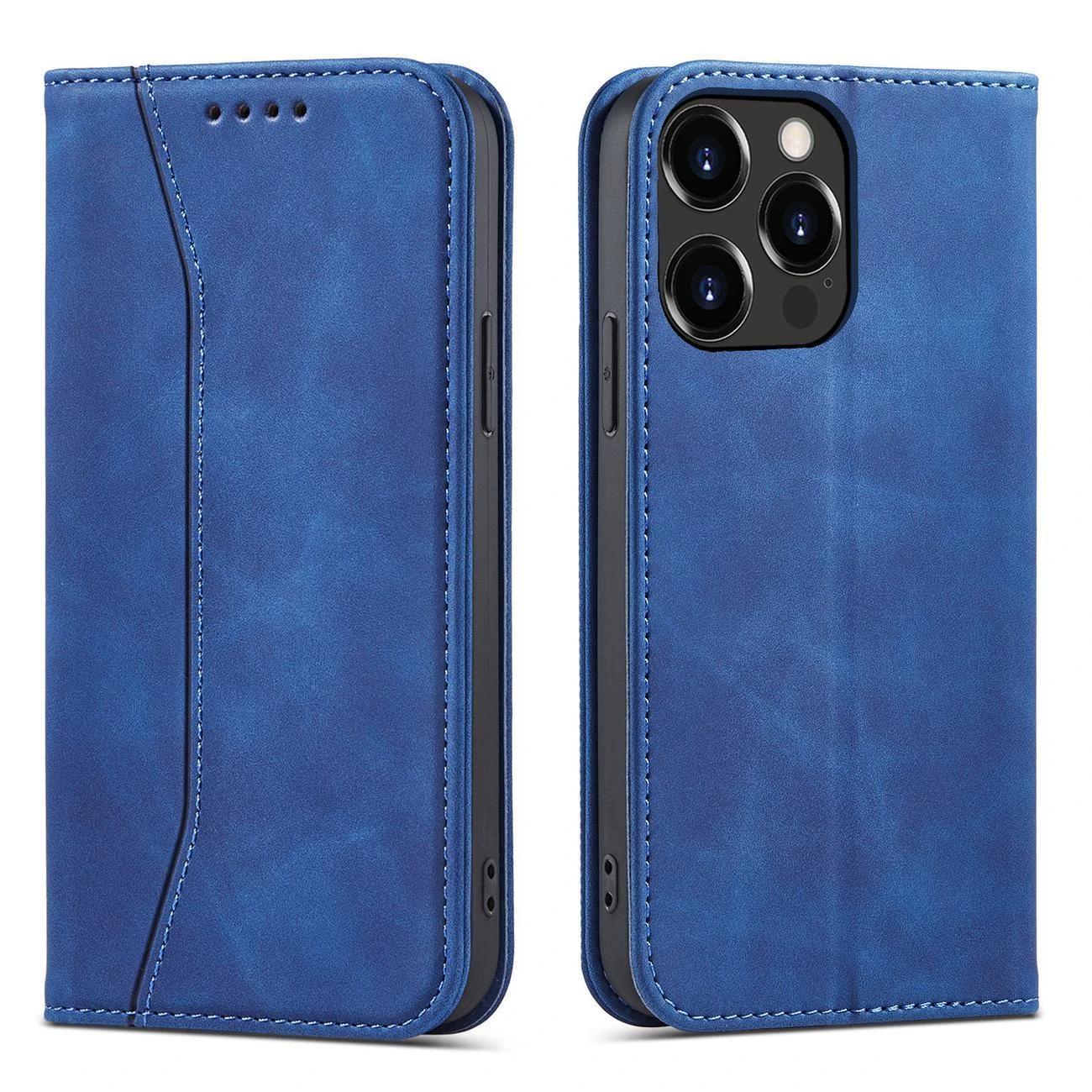 Hurtel Magnet Fancy dėklas, skirtas iPhone 14 Pro Max, mėlynas