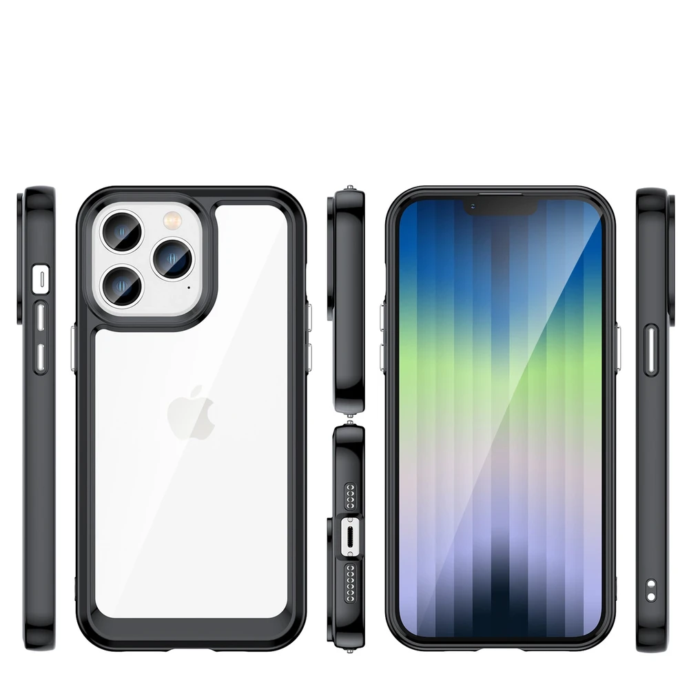 Hurtel Outer Space Apple iPhone 14 Pro Max dėklas telefonui juodos spalvos