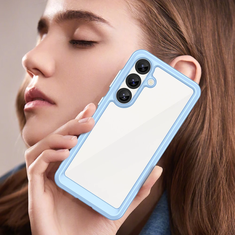 Dėklas Hurtel Outer Space Case Samsung Galaxy S25 – dėkals telefonui mėlynos spalvos