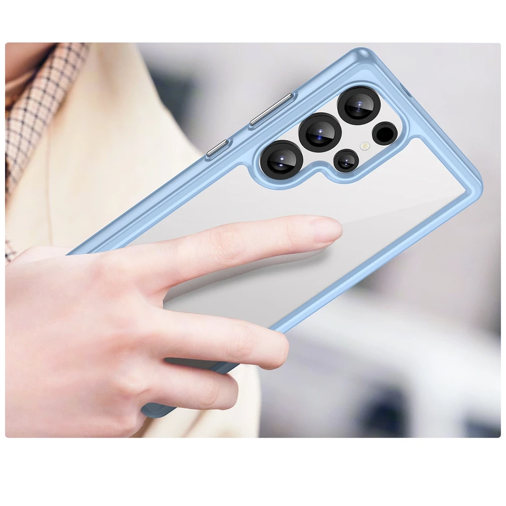 Hurtel Outer Space Case Samsung Galaxy S25 Ultra – dėklas telefonui mėlynos spalvos