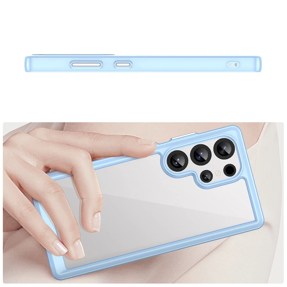Hurtel Outer Space Case Samsung Galaxy S25 Ultra – dėklas telefonui mėlynos spalvos