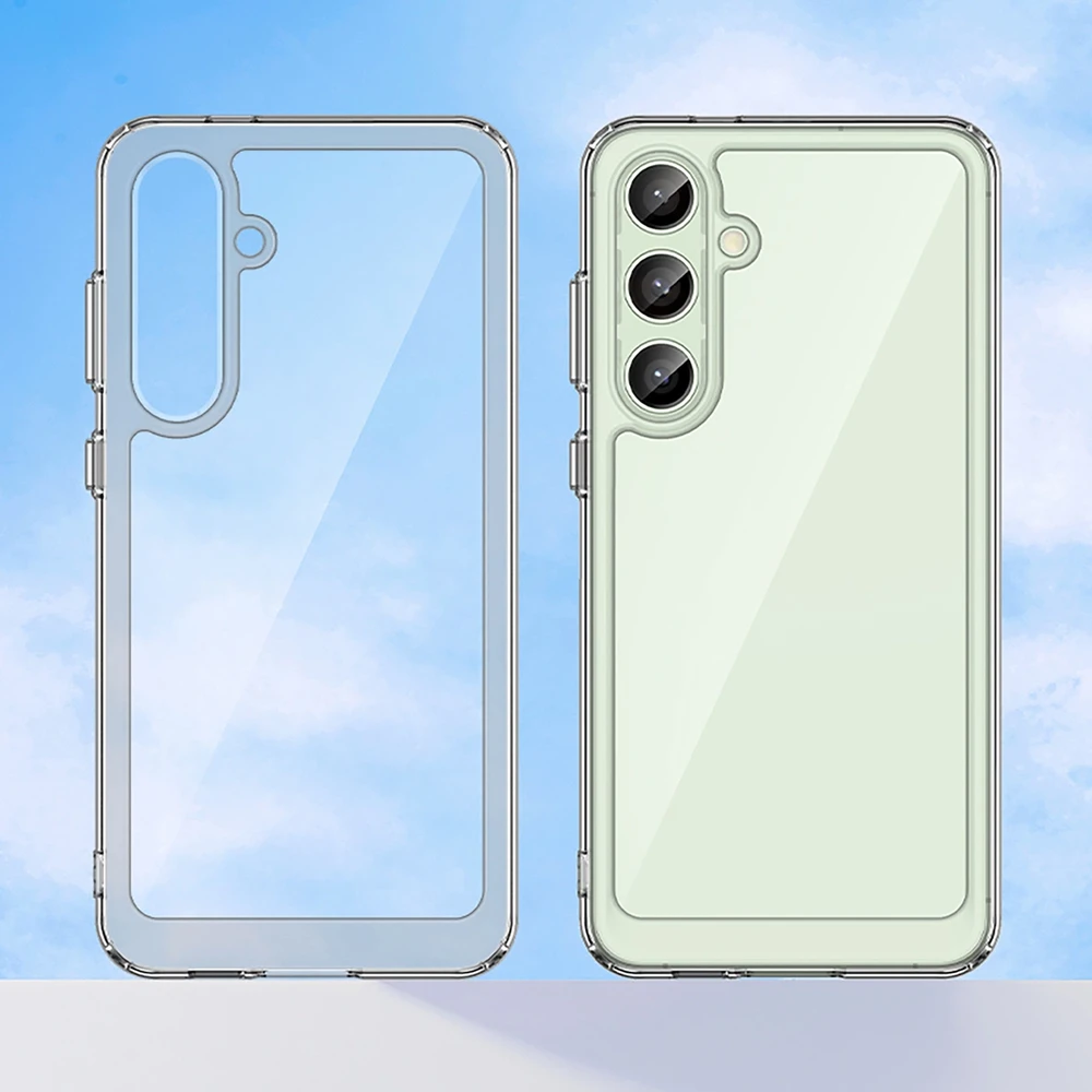 Hurtel Outer Space Case Samsung Galaxy S24 FE – dėklas telefonui skaidrus