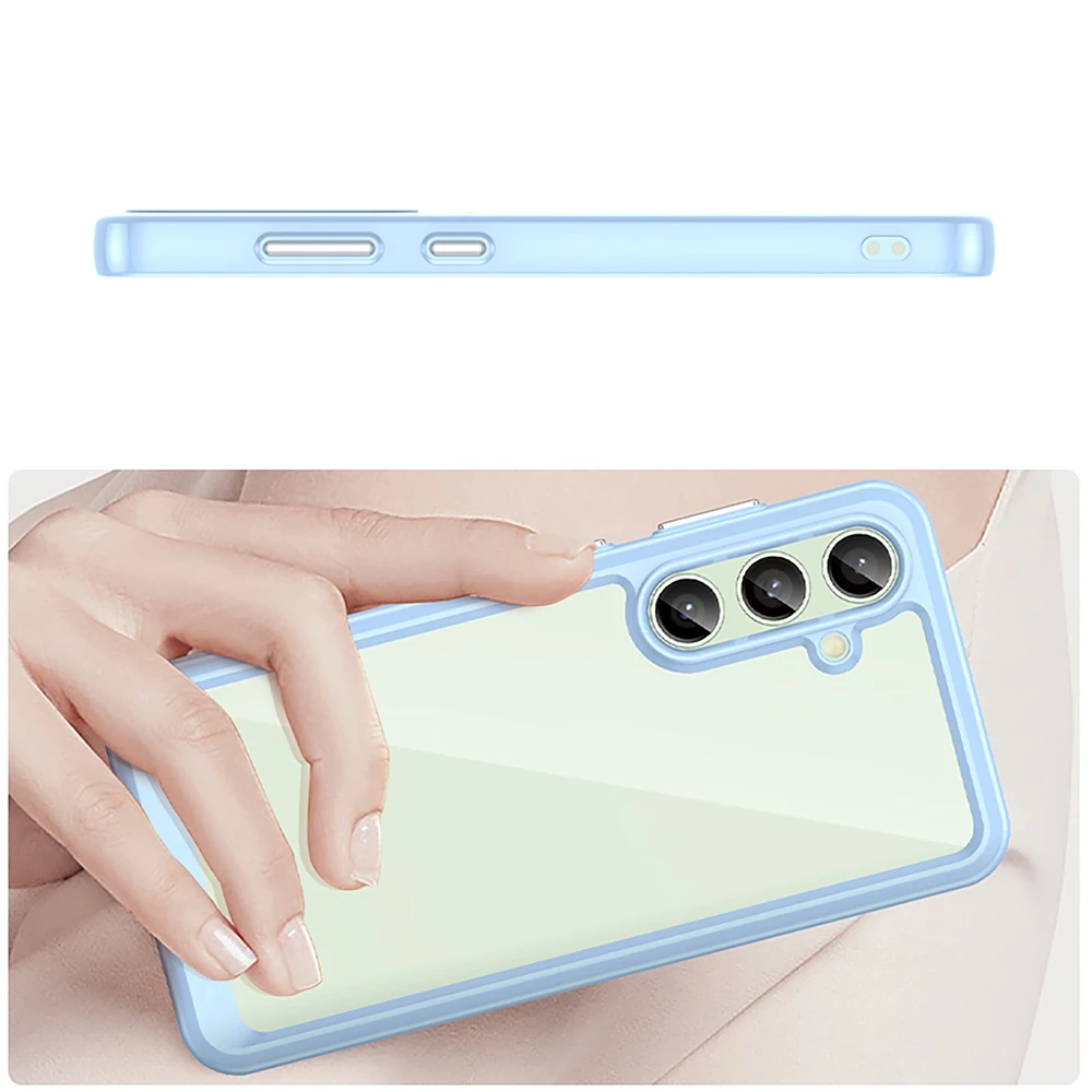 Hurtel Outer Space Case Samsung Galaxy S24 FE – dėklas telefonui mėlynos spalvos