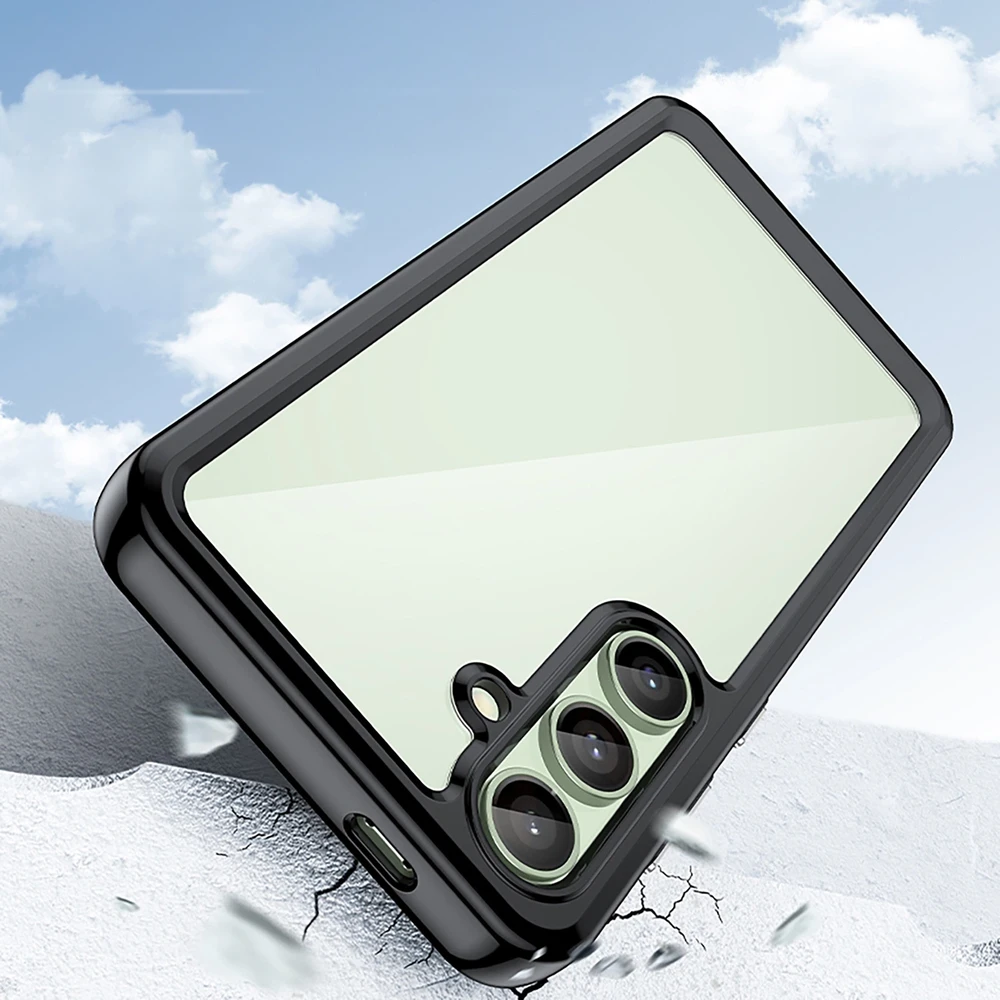Hurtel Outer Space Case Samsung Galaxy S24 FE – dėklas telefonui juodos spalvos