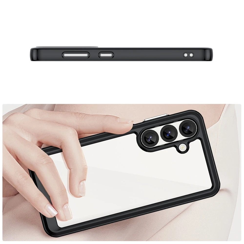 Hurtel Outer Space Case Samsung Galaxy S25 – dėklas telefonui juodos spalvos