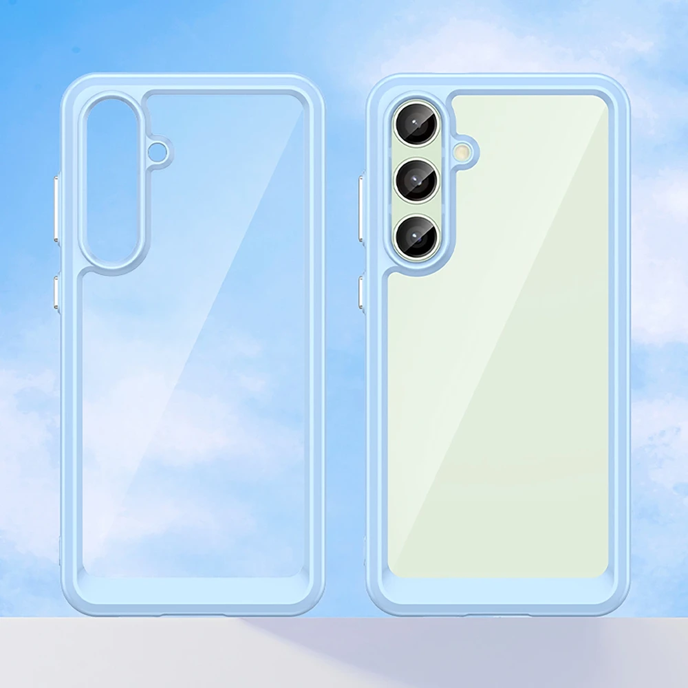 Hurtel Outer Space Case Samsung Galaxy S24 FE – dėklas telefonui mėlynos spalvos