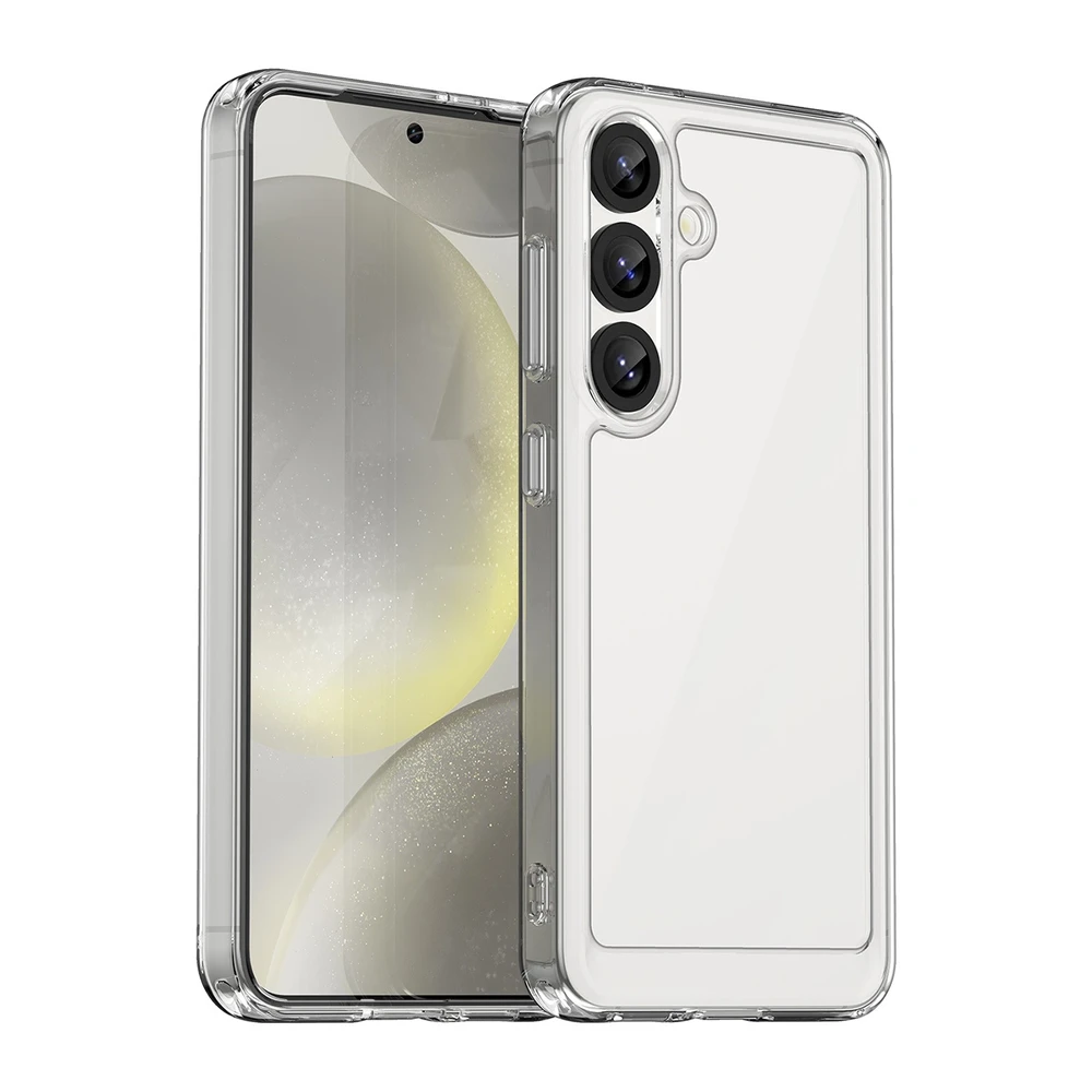 Hurtel Outer Space dėklas su Gel Frame skirtas Xiaomi Poco C71 – skaidrus