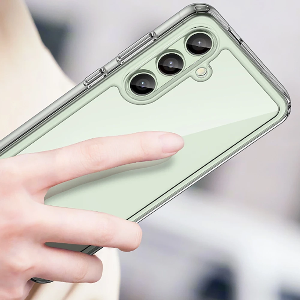 Hurtel Outer Space Case Samsung Galaxy S24 FE – dėklas telefonui skaidrus