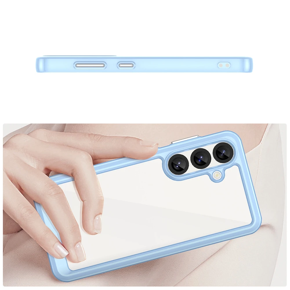 Dėklas Hurtel Outer Space Case Samsung Galaxy S25 – dėkals telefonui mėlynos spalvos