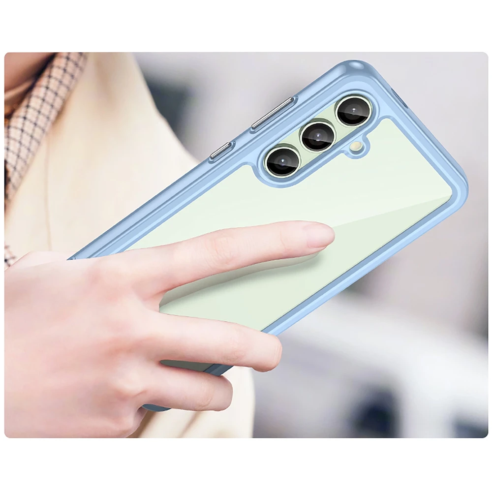 Hurtel Outer Space Case Samsung Galaxy S24 FE – dėklas telefonui mėlynos spalvos