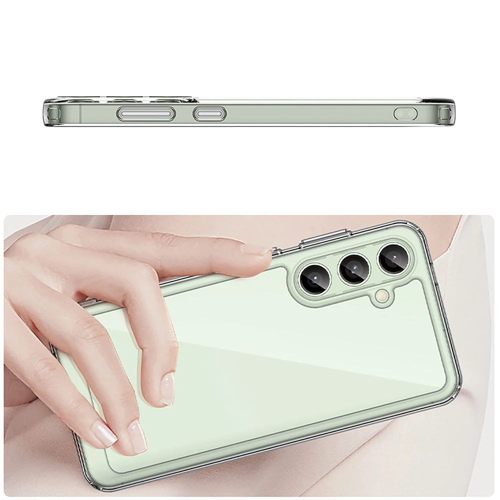 Hurtel Outer Space Case Samsung Galaxy S24 FE – dėklas telefonui skaidrus