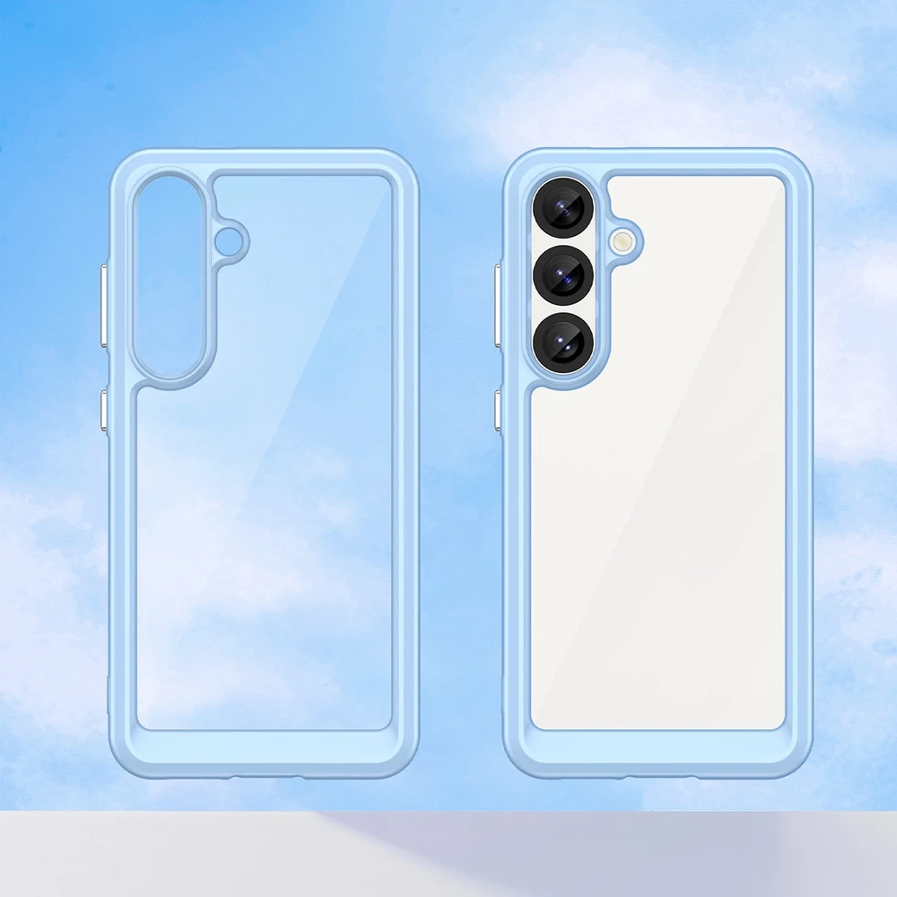 Dėklas Hurtel Outer Space Case Samsung Galaxy S25 – dėkals telefonui mėlynos spalvos