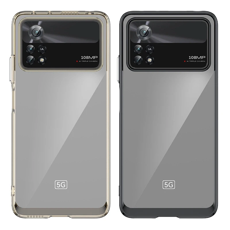 Hurtel Outer Space Xiaomi Poco X4 Pro 5G with a flexible frame dėklas telefonui mėlynos spalvos