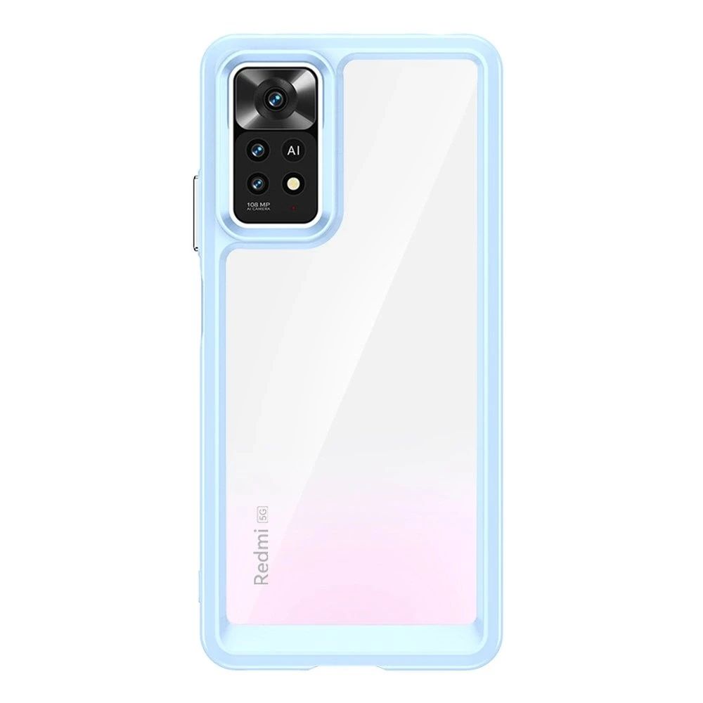 Hurtel Outer Space Xiaomi Poco X5 5G / Redmi Note 12 5G flexible frame dėklas telefonui mėlynos spalvos