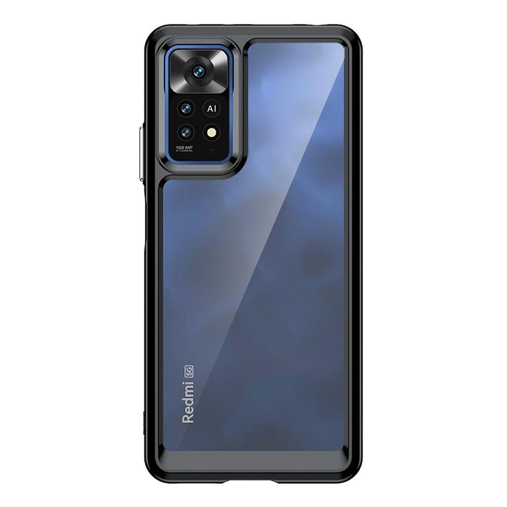 Hurtel Outer Space Xiaomi Poco X5 5G / Redmi Note 12 5G flexible frame dėklas telefonui juodos spalvos