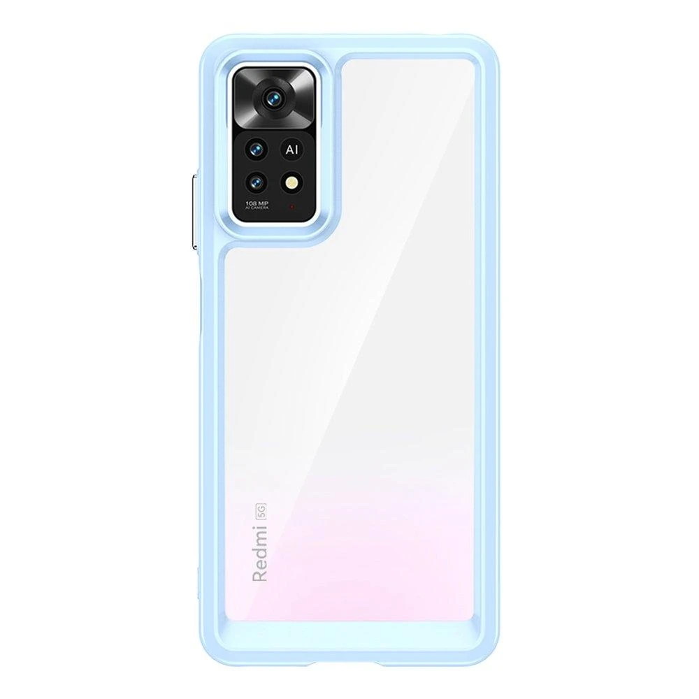Hurtel Outer Space Xiaomi Poco X5 5G / Redmi Note 12 5G flexible frame dėklas telefonui mėlynos spalvos