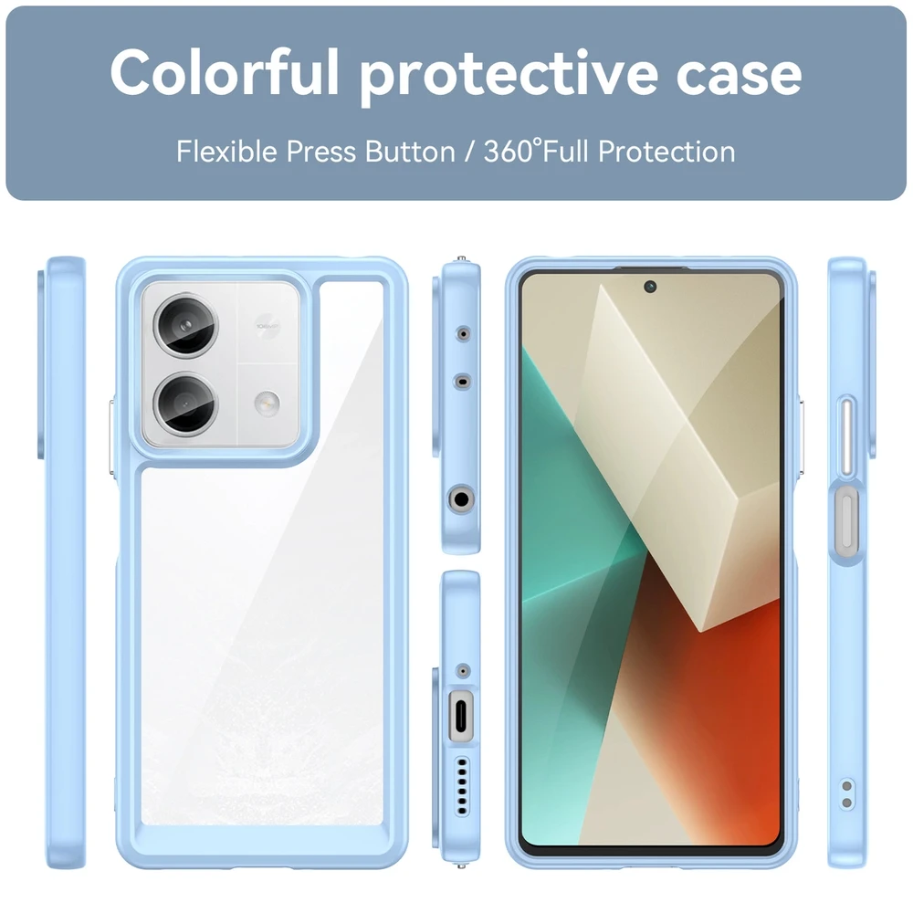 Hurtel Outer Space gel frame Xiaomi Redmi Note 13 5G – dėklas telefonui mėlynos spalvos