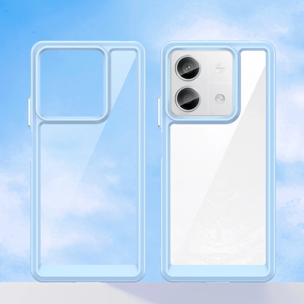 Hurtel Outer Space gel frame Xiaomi Redmi Note 13 Pro – dėklas telefonui mėlynos spalvos