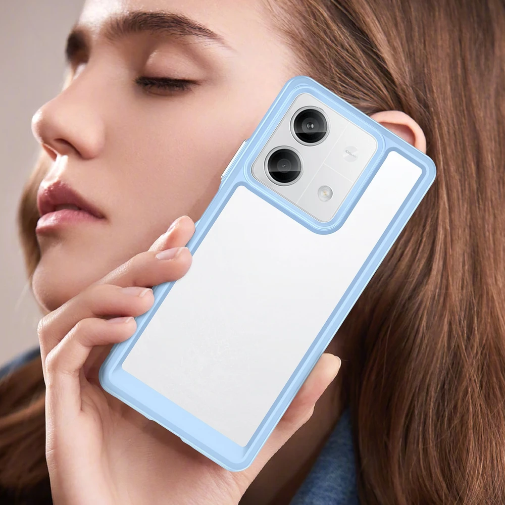 Hurtel Outer Space gel frame Xiaomi Redmi Note 13 Pro – dėklas telefonui mėlynos spalvos