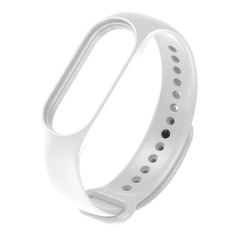 Išmaniosios apyrankės Xiaomi Smart Band 7 silikoninis dirželis, Baltos spalvos