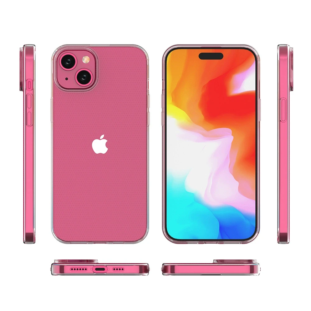 Hurtel Apple iPhone 15 Plus dėklas from the Ultra Clear series in dėklas telefonui skaidrus color