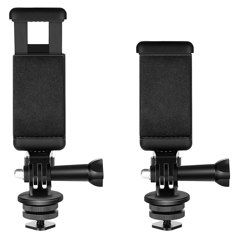 Hurtel Phone/Sports Camera Holder su adapteriu – Juodas