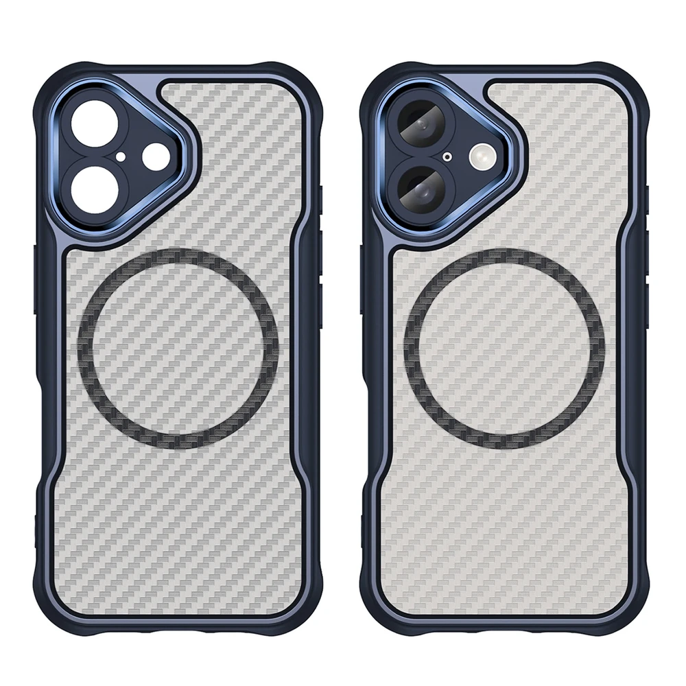 Hurtel Leading Series MagSafe silikoninis Apple iPhone 16 – dėklas telefonui mėlynos spalvos