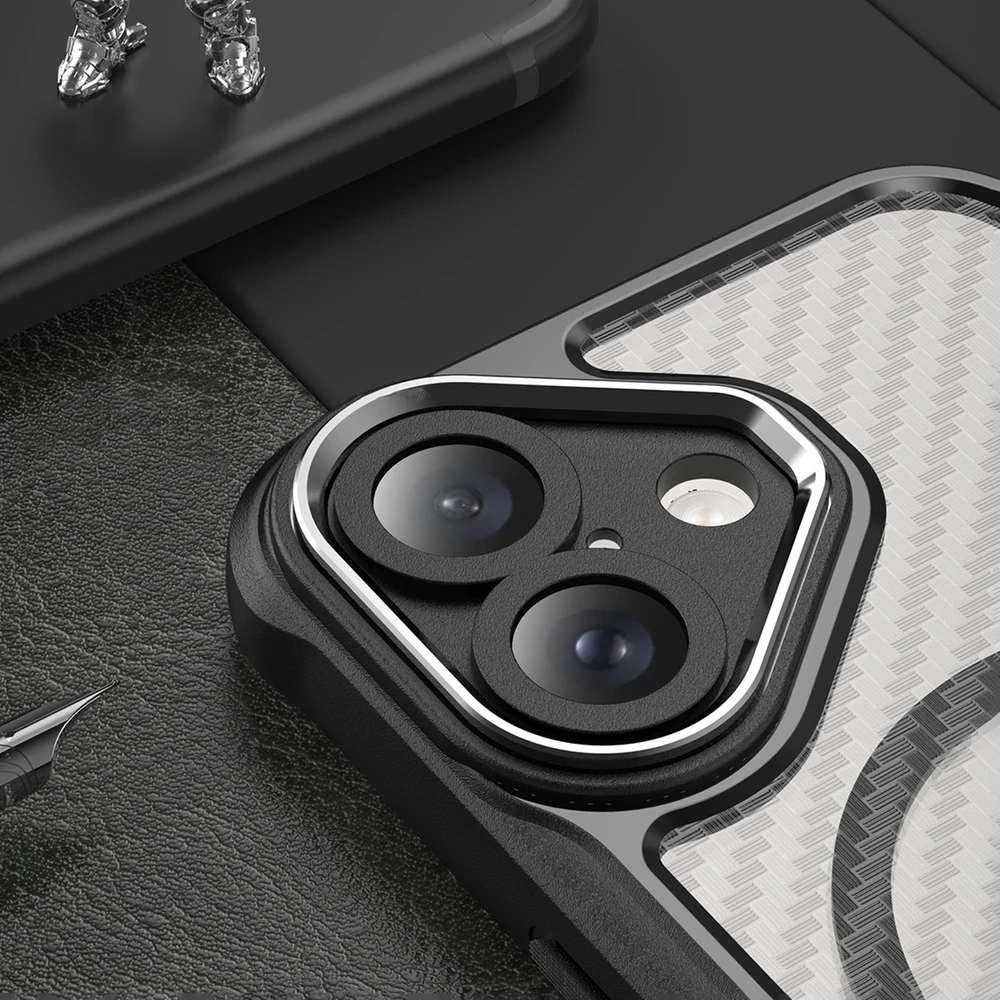 Hurtel Leading Series MagSafe silikoninis Apple iPhone 16 Plus – dėklas telefonui juodos spalvos