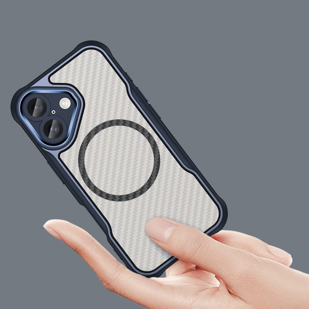 Hurtel Leading Series MagSafe silikoninis Apple iPhone 16 Plus – dėklas telefonui mėlynos spalvos