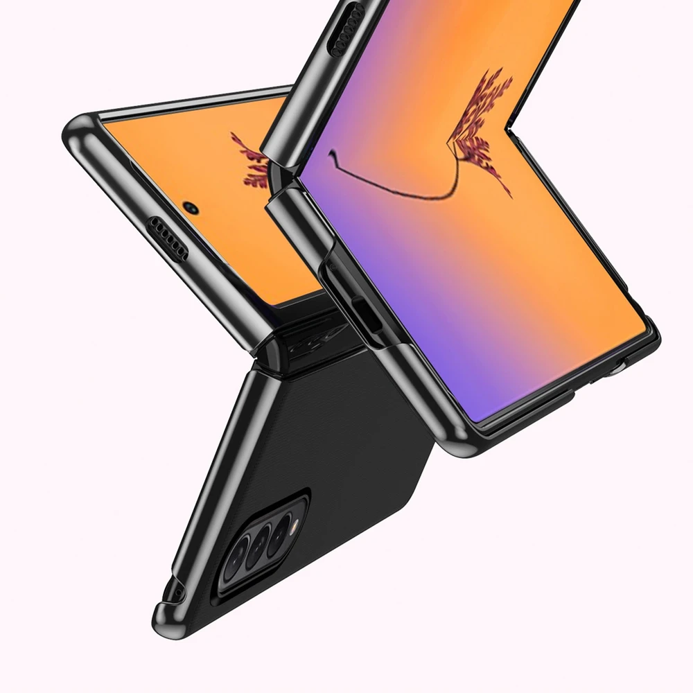 Hurtel Plating Samsung Galaxy Z Fold 4 a metallic frame dėklas telefonui mėlynos spalvos