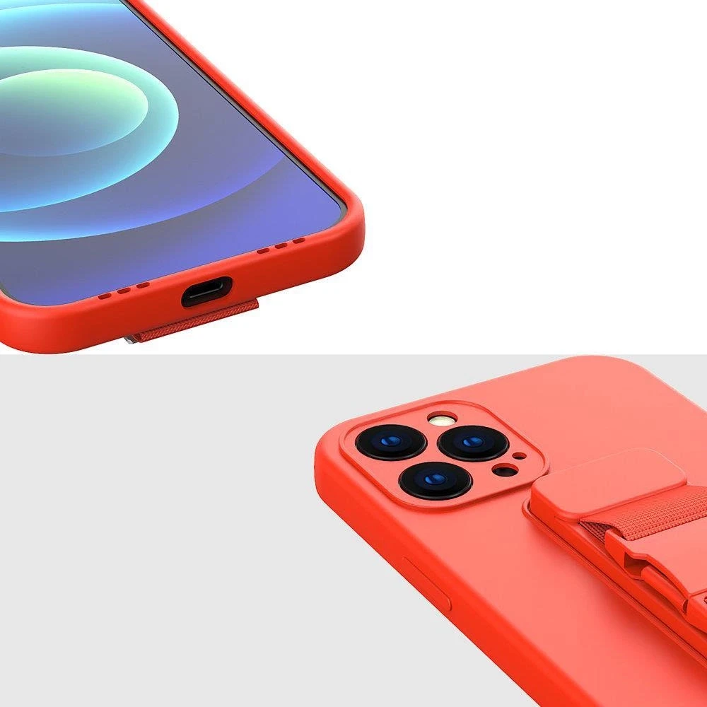 Hurtel Rope dėklas su dirželiu skirtas Samsung Galaxy S22 + (S22 Plus), juodas