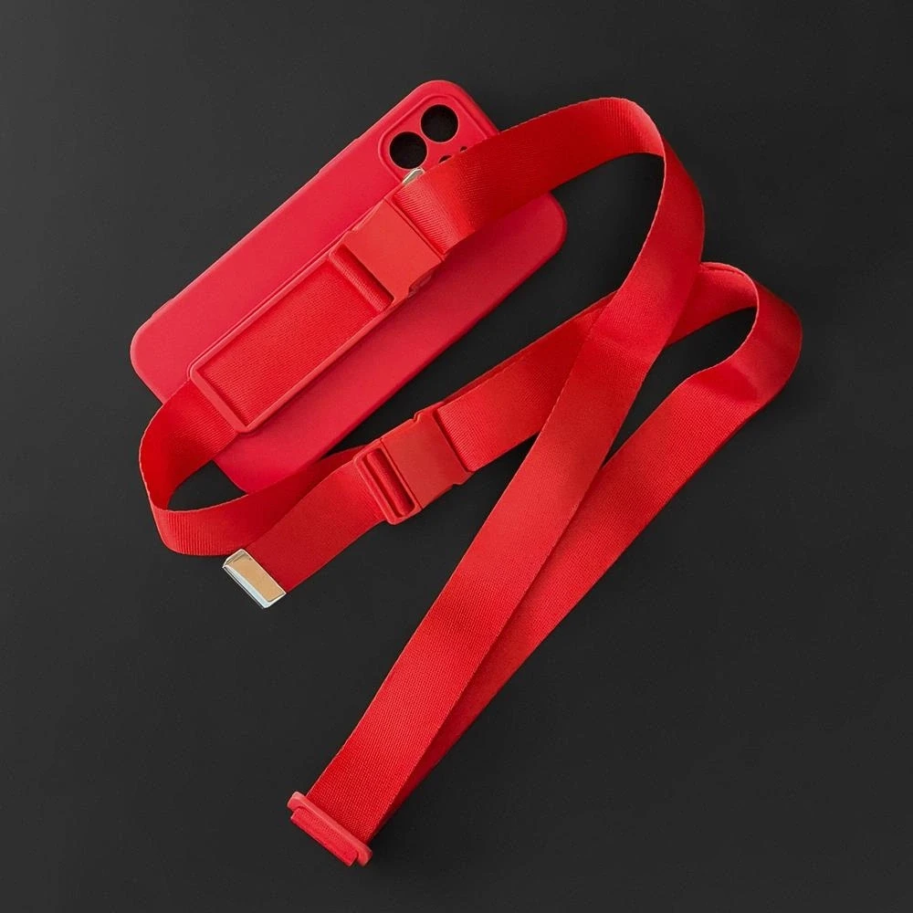 Hurtel Rope dėklas su dirželiu skirtas Xiaomi Poco X4 Pro 5G, juodas
