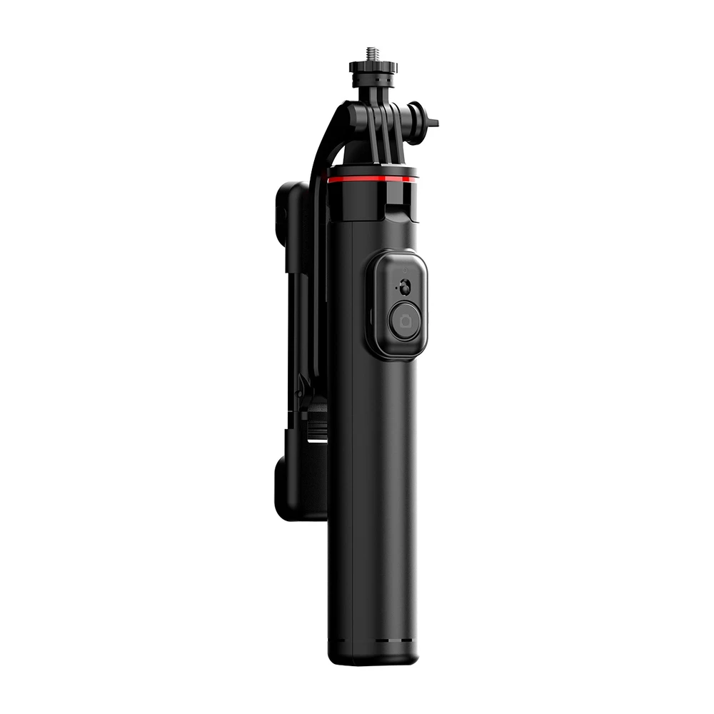 Hurtel Asmenukių lazda WC13YDS telescopic tripod 1.3m with double lamp and phone holder – juodos spalvos