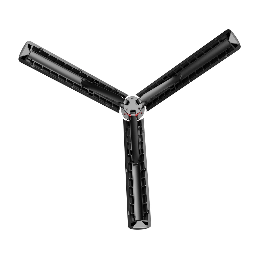 Wozinsky Asmenukių lazda WC1Y3S telescopic tripod 1.3m with phone holder – juodos spalvos