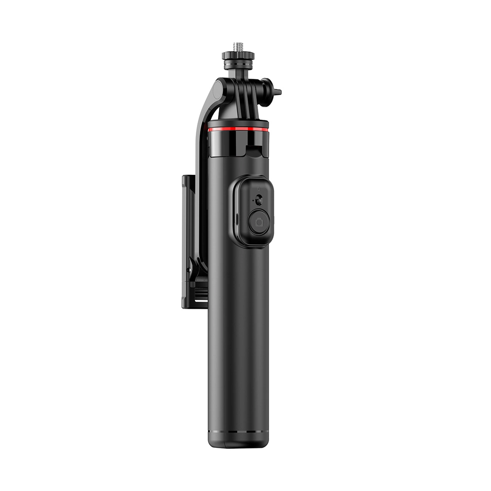 Wozinsky Asmenukių lazda WC1Y3S telescopic tripod 1.3m with phone holder – juodos spalvos