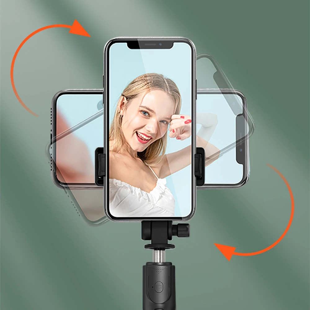 Wozinsky Hurtel Asmenukių lazda WRY1S telescopic tripod 0.7m for phone – juodos spalvos