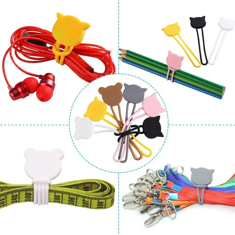 Hurtel Silicone cable reel – baltas