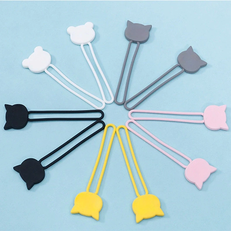 Hurtel Silicone cable reel – rožinės spalvos