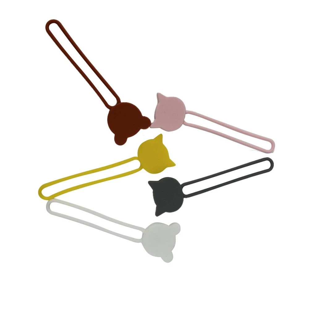 Hurtel Silicone cable reel – rožinės spalvos