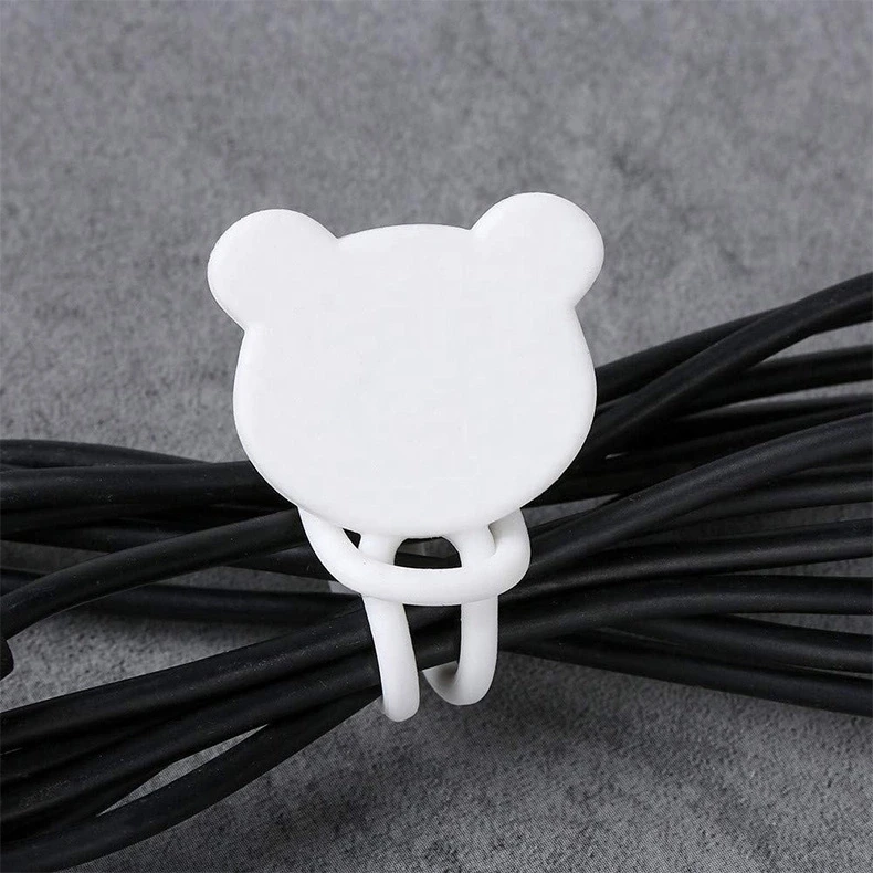 Hurtel Silicone cable reel – rožinės spalvos