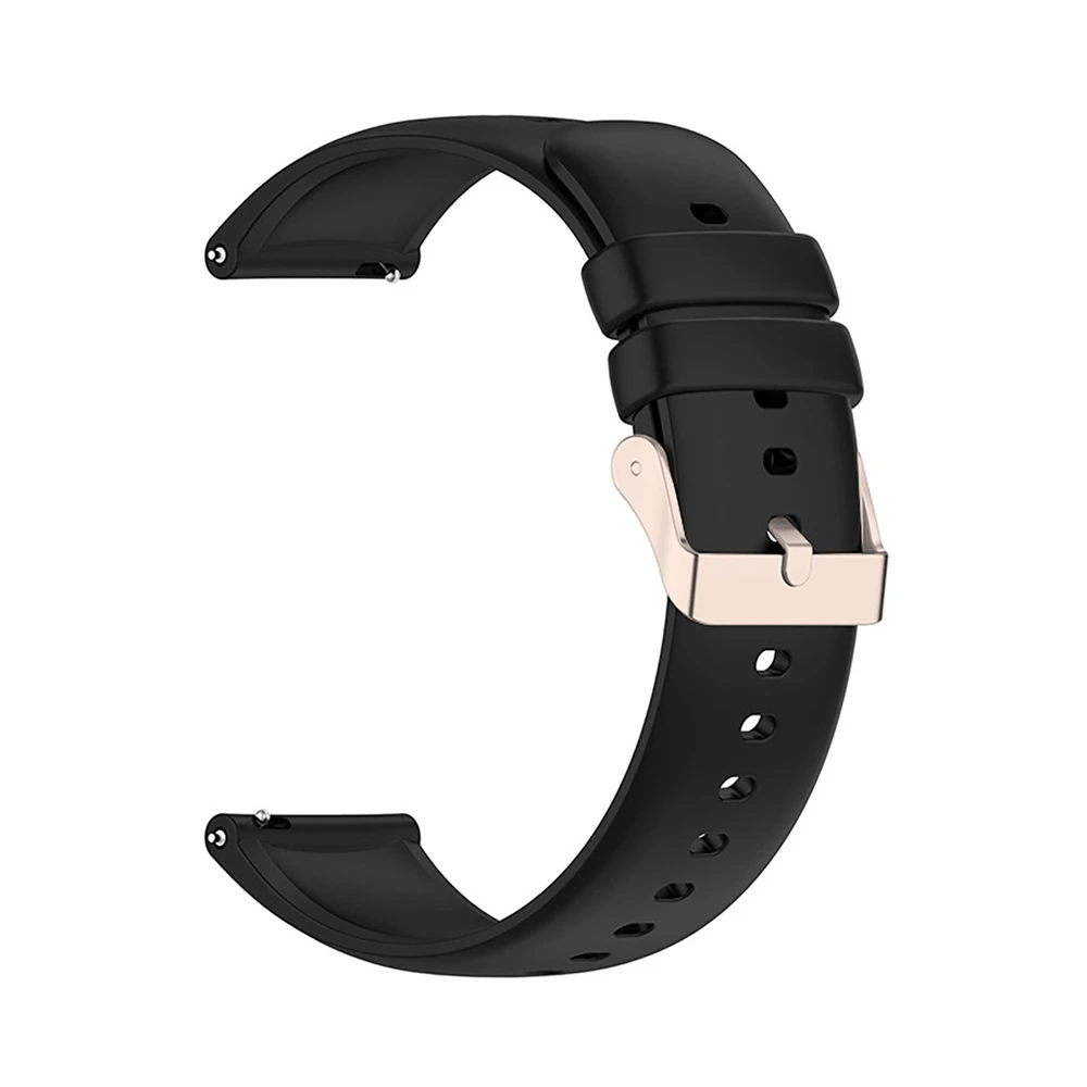 Hurtel Silikoninė apyrankė Xiaomi Mi Watch / Amazfit GTR 47mm – juodos spalvos