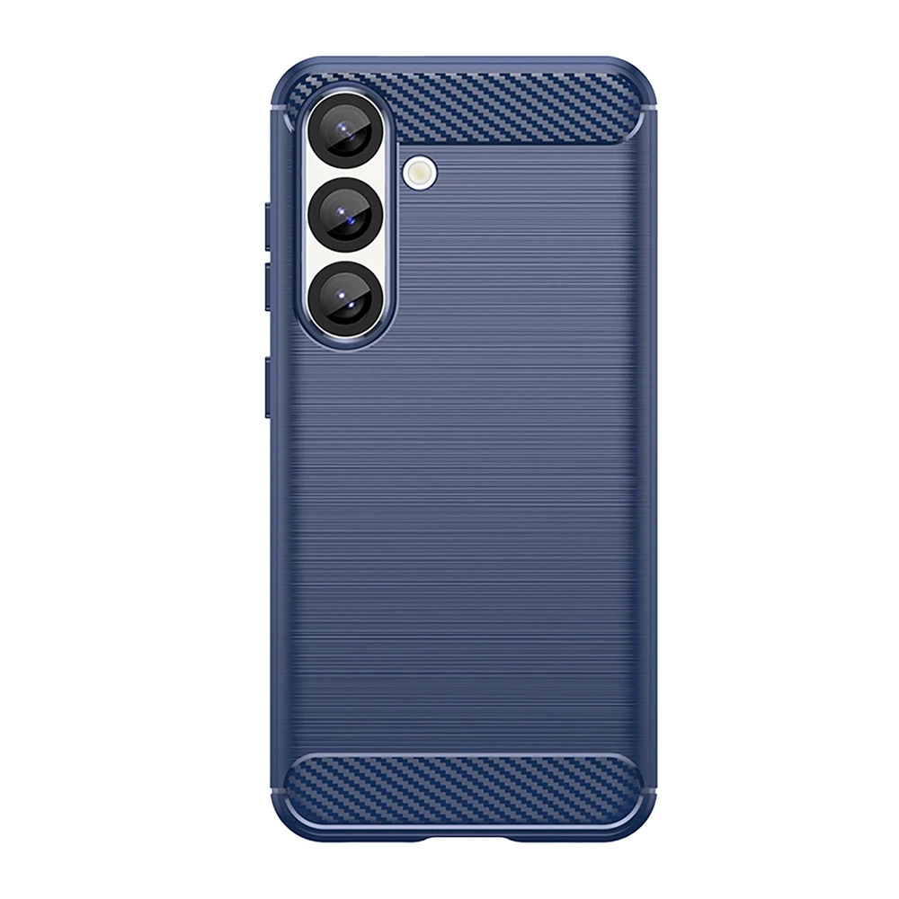 Hurtel Carbon dėklas skirtas Apple iPhone 16e – mėlynos spalvos