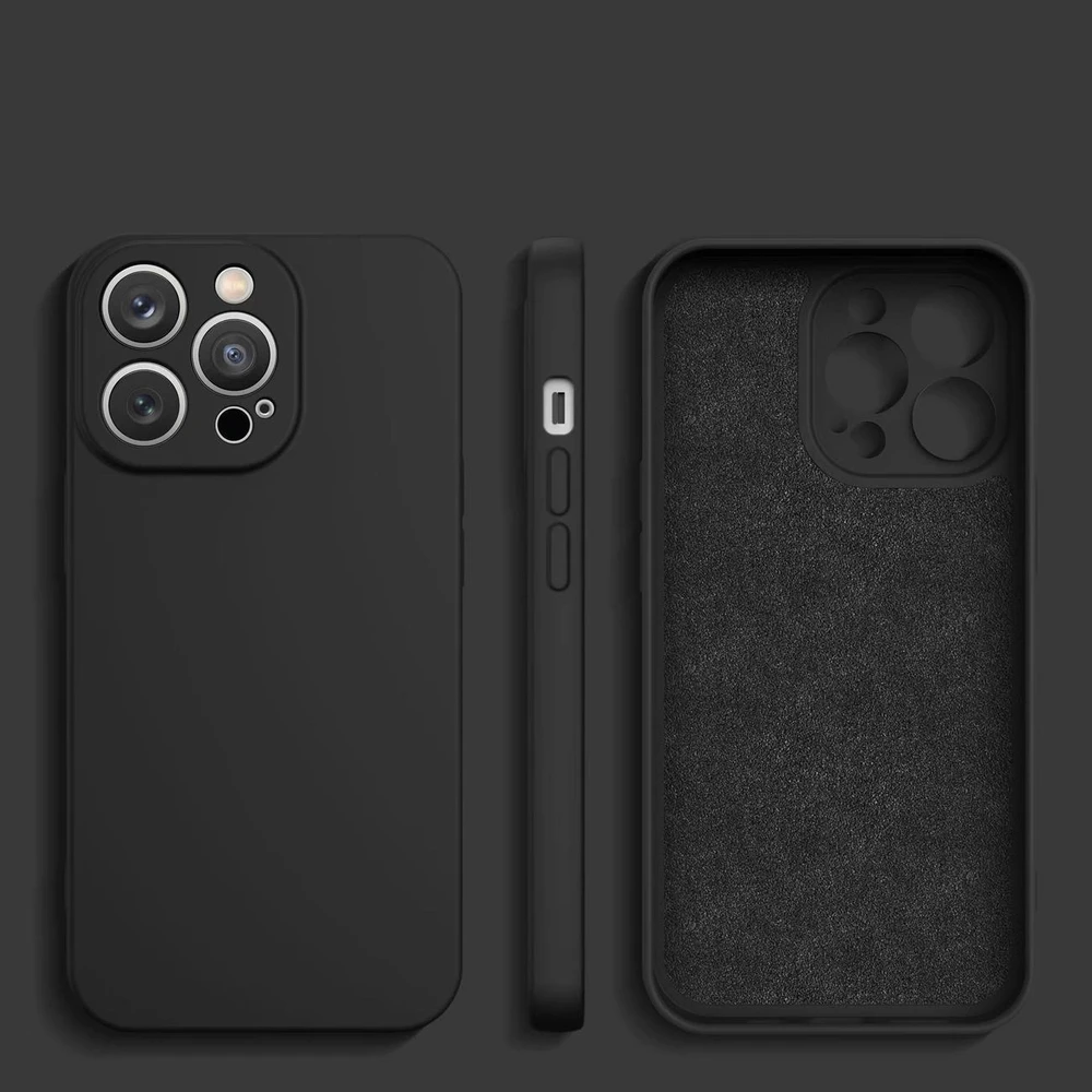iLike Hurtel silikoninis dėklas skirtas Samsung Galaxy A54 5G, juodas