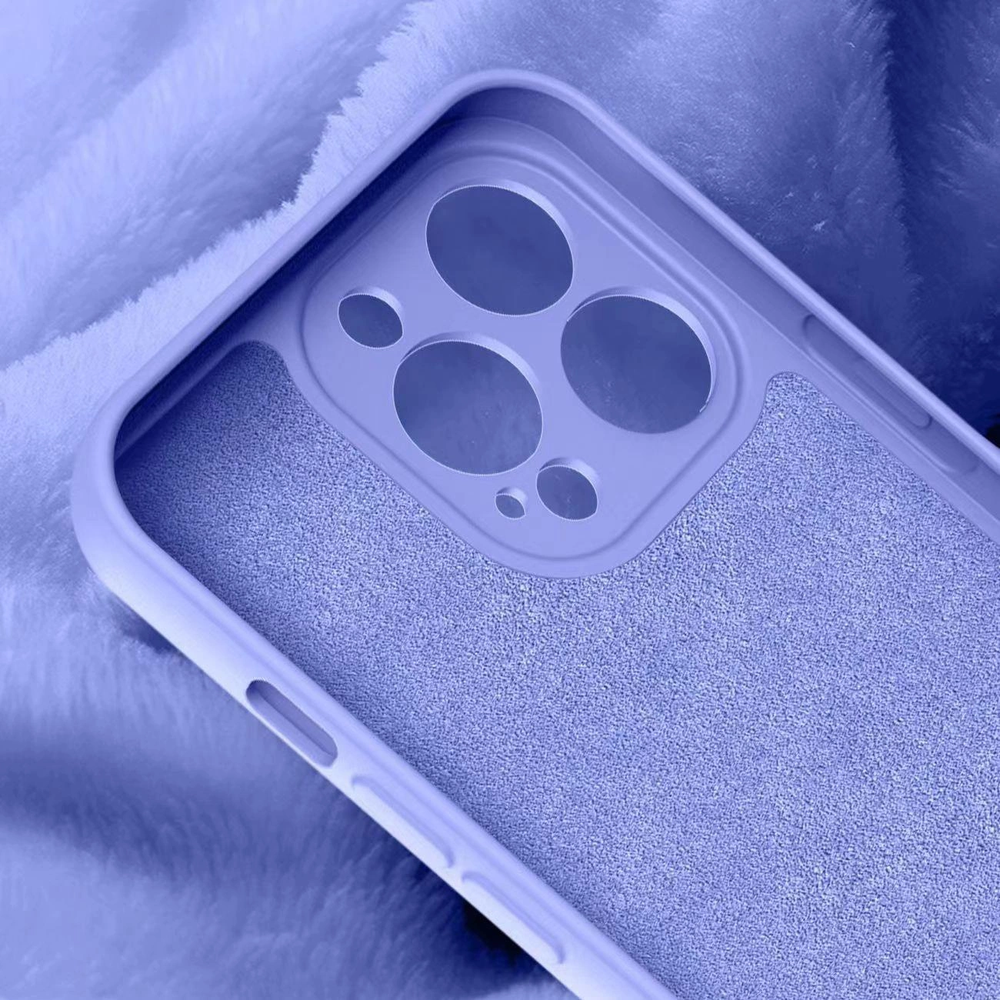 iLike Hurtel silikoninis dėklas skirtas Samsung Galaxy A14 5G / Galaxy A14, violetinis